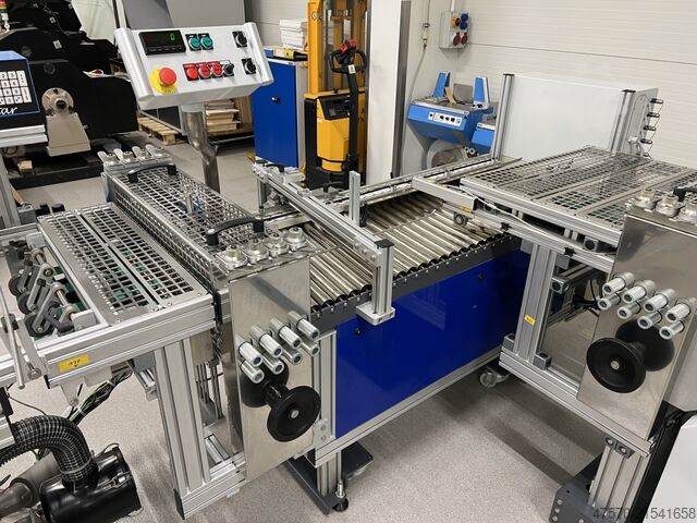 Rill- und Falzmaschine Heidelberg Stahlfolder + Popp Maschinenbau SRT + MWS