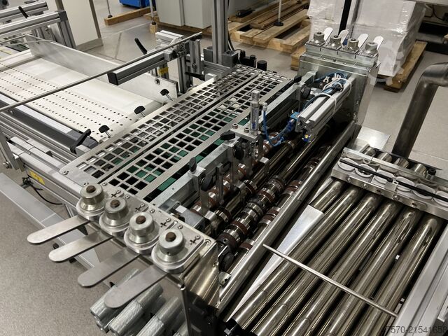 Rill- und Falzmaschine Heidelberg Stahlfolder + Popp Maschinenbau SRT + MWS