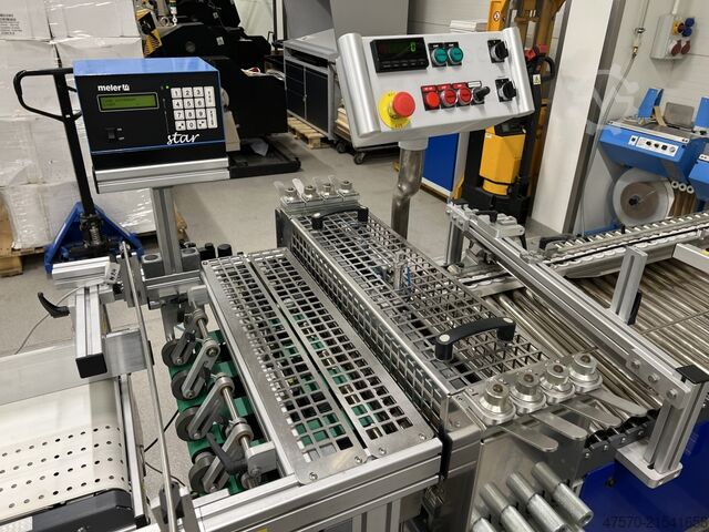 Rill- und Falzmaschine Heidelberg Stahlfolder + Popp Maschinenbau SRT + MWS