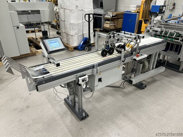 Rill- und Falzmaschine Heidelberg Stahlfolder + Popp Maschinenbau SRT + MWS