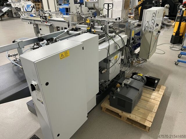 Rill- und Falzmaschine Heidelberg Stahlfolder + Popp Maschinenbau SRT + MWS