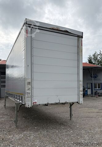 Wechselbrücke mit Pritsche & Plane Wecon Jumbo XXL Innen 3090 mm Hubdach Verzinkt