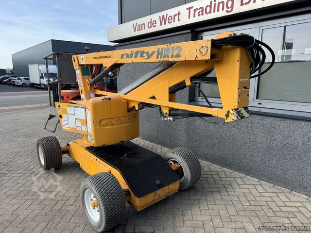 Nifty HR12 NE Gelenkteleskoparbeitsbühne 4x2, elektrisch, Baujahr 2012, Arbeitshöhe 12 m NIFTYLIFT HR12 NE Knikarmhoogwerker 4x2 Elektrisch 2012 12M werkhoogte