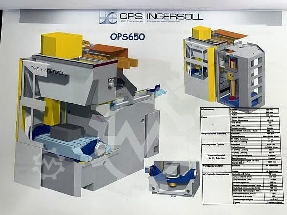 CNC machining center OPS INGERSOLL OPS 650