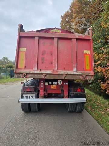 Tipper semitrailer ATM OKHS18-20C / Isoliert / Abdeckplane/ BPW Achsen