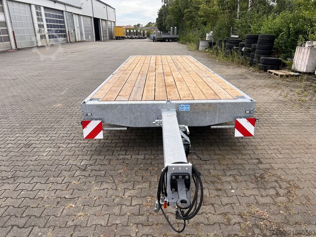Anhänger mit offener Pritsche Möslein THT 11 G Ausziehbar  11,9 t Tandemanhänger- Tieflader, ausziehbar