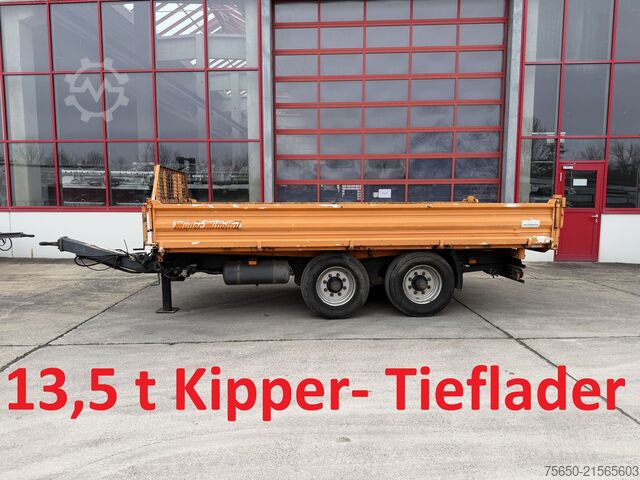 Kippanhänger Müller Mitteltal KA-TA-T  13,5 t Tandemkipper- Tieflader