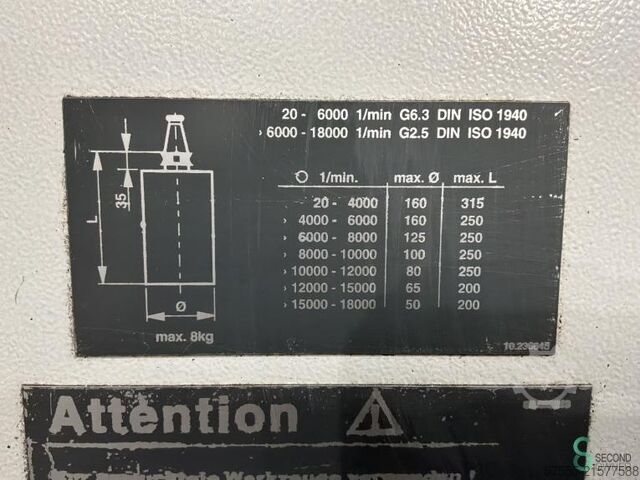 Milling machines  Deckel MAHO DMU 60T 2001 Deckel MAHO DMU 60T