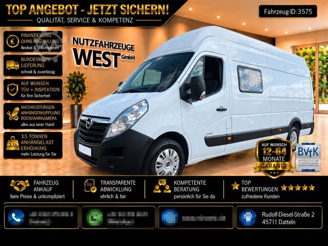 Kastenwagen hoch OPEL Movano Maxi XXL Hoch+Lang*L4-H3*Garantie*