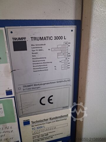 Stanzautomat TRUMPF TRUMATIC 3000 L