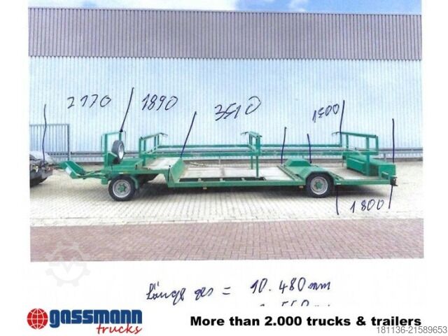 Anhänger  Empl TL 6,4 Spezial-Tiefladeanhänger, Ex-Polizei