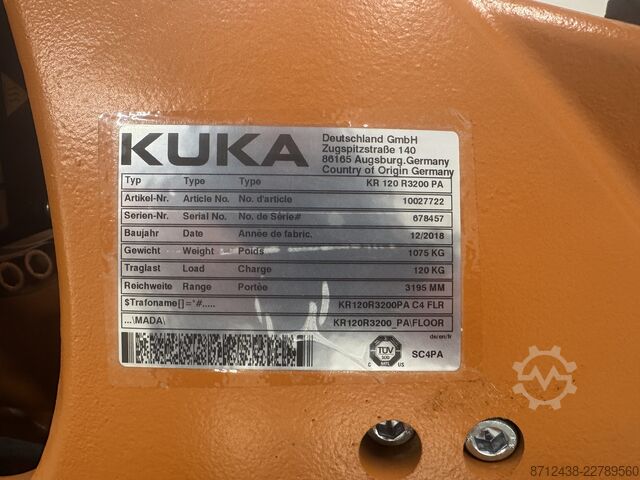 Industrial robot KUKA KR 120 R3200 PA