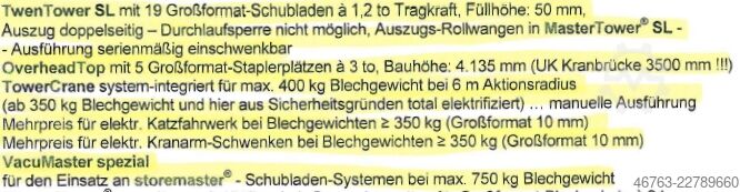 Blechlager Storemaster Master Tower SL 19