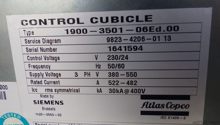 Screw compressor GA 250 Atlas Copco GA 250