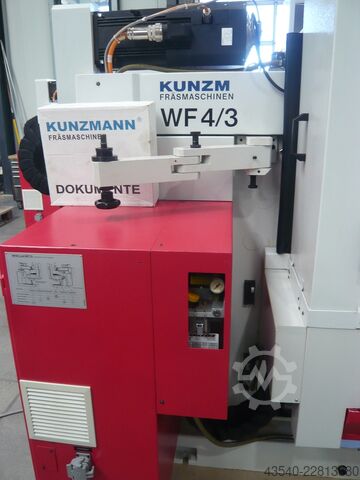 Fräsmaschine Kunzmann WF4/3 TNC 320 wenig Betriebsstunden