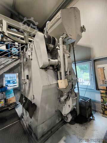 Hängebahn Schleuderrad Kugelstrahlanlage Berger Taifun