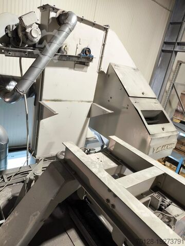 Hängebahn Schleuderrad Kugelstrahlanlage Berger Taifun