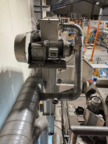 Hängebahn Schleuderrad Kugelstrahlanlage Berger Taifun