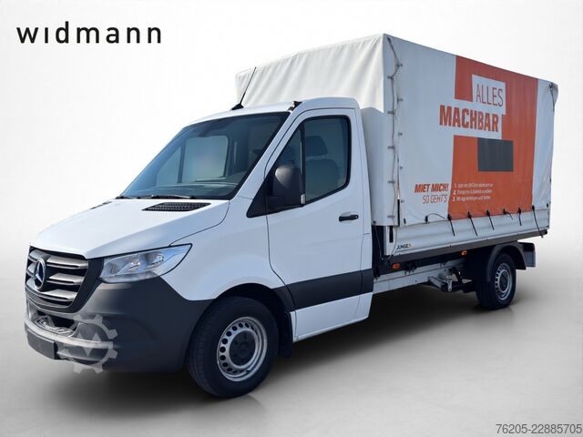 Curtain sider van Mercedes-Benz Sprinter 315 CDI Pritsche Plane KlimaA