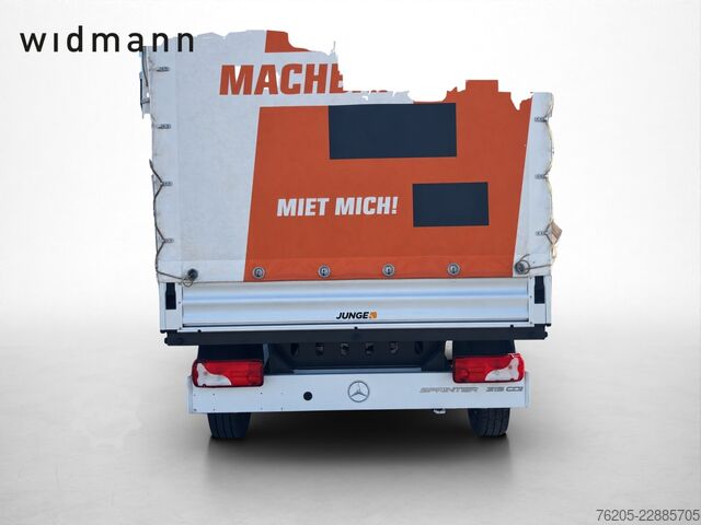 Curtain sider van Mercedes-Benz Sprinter 315 CDI Pritsche Plane KlimaA