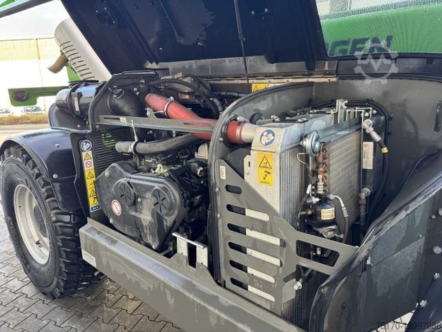 Teleskoparmstapler Sennebogen 355 E / Greifschaufel / nur 2.260h!