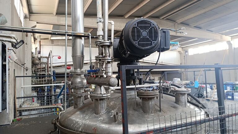 Pressure vessel CHEMICAL PRODUCTION PLANT/REACTORS STAINLESS STEEL SYSTEM WITH RECIPES