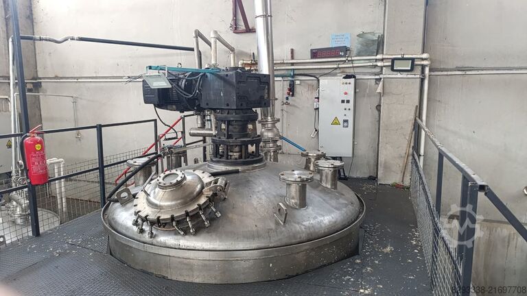 Pressure vessel CHEMICAL PRODUCTION PLANT/REACTORS STAINLESS STEEL SYSTEM WITH RECIPES