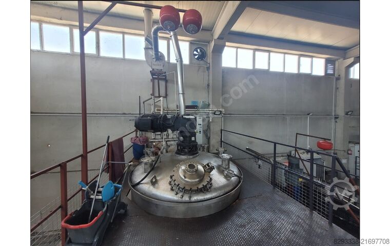 Pressure vessel CHEMICAL PRODUCTION PLANT/REACTORS STAINLESS STEEL SYSTEM WITH RECIPES