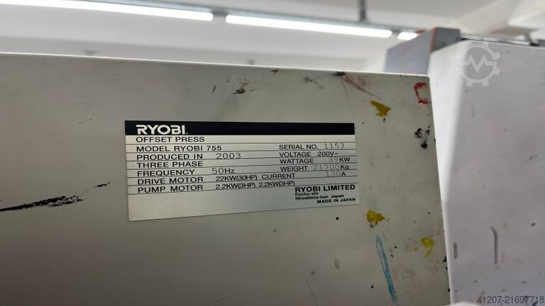 5 Farben Ryobi 755