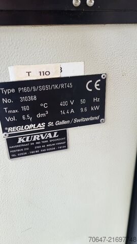 Temperature control unit 9.6 kW - 2 units Regloplas P160/9/SG51/1K/RT45