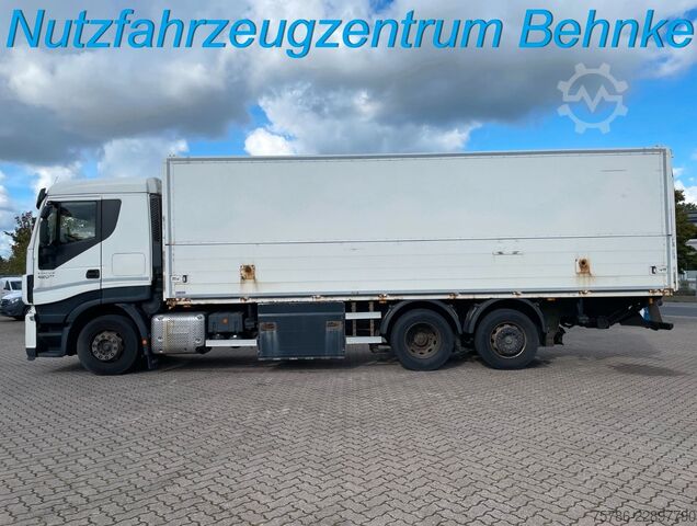 Beverage truck IVECO Stralis AS260/ 8m Ewers Aufbau/ AC/ LBW 2.5t