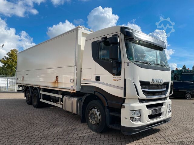 Beverage truck IVECO Stralis AS260/ 8m Ewers Aufbau/ AC/ LBW 2.5t
