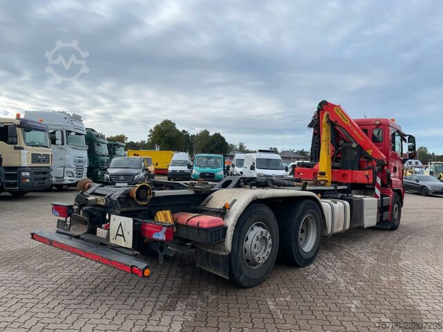 Truck mounted crane MAN TGS 26.400 6x2 BL/ Pk 17001 5+6+Funk/ AC/  AHK