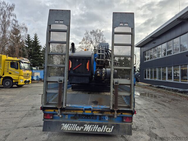 Karosserie Mercedes-Benz/Müller-Mitteltal/Tracto Actros/Maschinenanhänger/25N