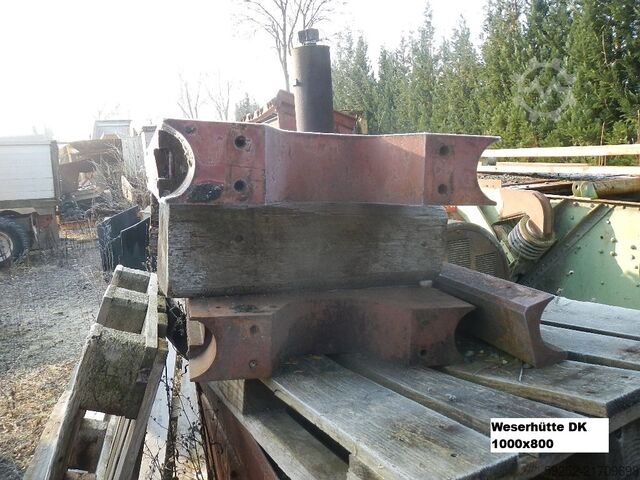 Crushing equipment Weserhütte 1000 x 800
