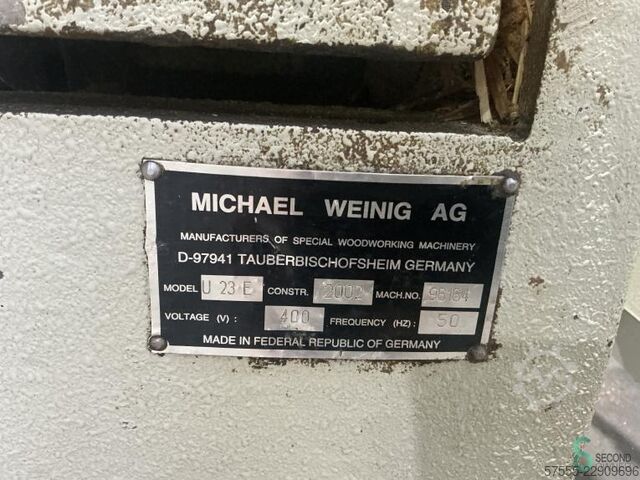 Vierseitenhobelmaschinen  Weinig Unimat 23 E 2002 Weinig Unimat 23 E