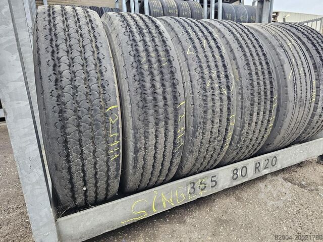 Chassis MICHELIN TRAILER TIRES 275/70 R 22.5 ON RIM SINGLE MONTAGE.