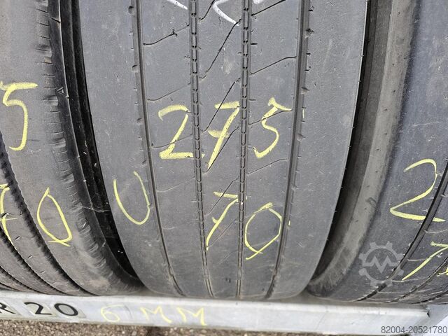 Chassis MICHELIN TRAILER TIRES 275/70 R 22.5 ON RIM SINGLE MONTAGE.