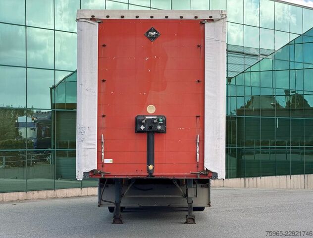 Open semitrailer with tarp SAMRO ST39WGRA BPW AXLES DISC BRAKES SLIDING ROOF TAIL