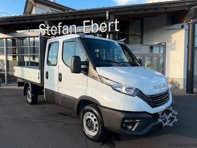 Platform van double cab Iveco Daily 35S14 Doka, Pritsche, Klima, AHK