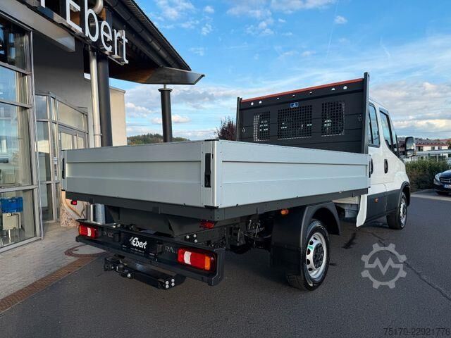 Platform van double cab Iveco Daily 35S14 Doka, Pritsche, Klima, AHK