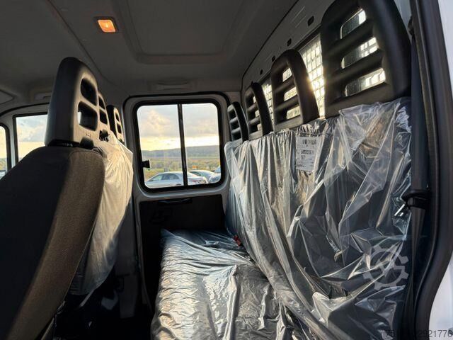 Platform van double cab Iveco Daily 35S14 Doka, Pritsche, Klima, AHK