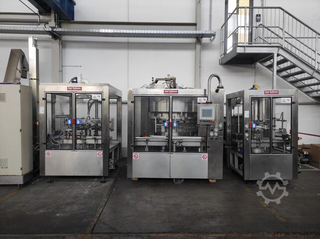 Sekt Monoblock 28 Füllstellen Bertolaso ELETTRA 1400/23 Füller Rinser Naturkoker