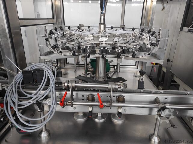 Sekt Monoblock 28 Füllstellen Bertolaso ELETTRA 1400/23 Füller Rinser Naturkoker
