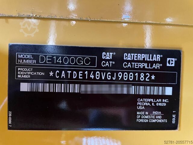 Aggregat Caterpillar DE1400GC - 1400 kVA Standby Generator - DPX-18227