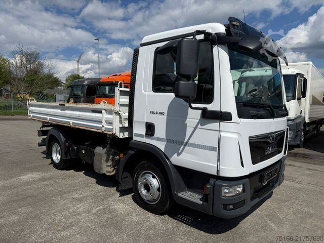 Tipper van MAN TGL 8.180 K Kipper MEILLER 3-Seiten*2 X AHK