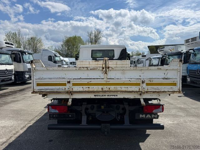 Tipper van MAN TGL 8.180 K Kipper MEILLER 3-Seiten*2 X AHK