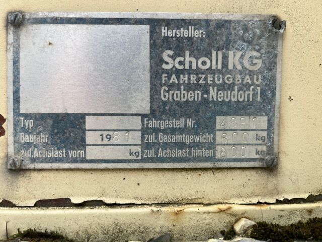 Box trailer  Anh. Koffer, Werkzeugwagen