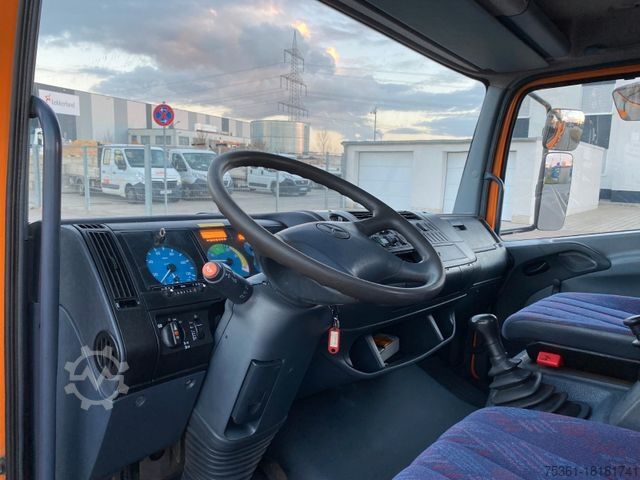 Working platform truck MERCEDES-BENZ Atego 812 BISON stematec TKA 17 Hubarbeitsbühne