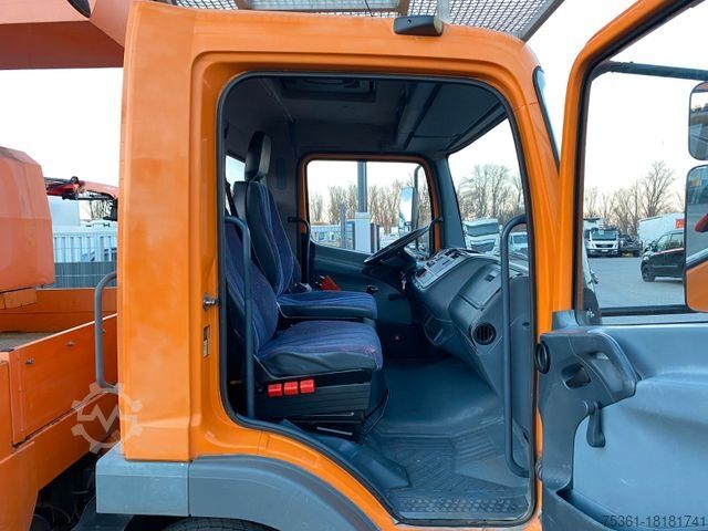 Working platform truck MERCEDES-BENZ Atego 812 BISON stematec TKA 17 Hubarbeitsbühne